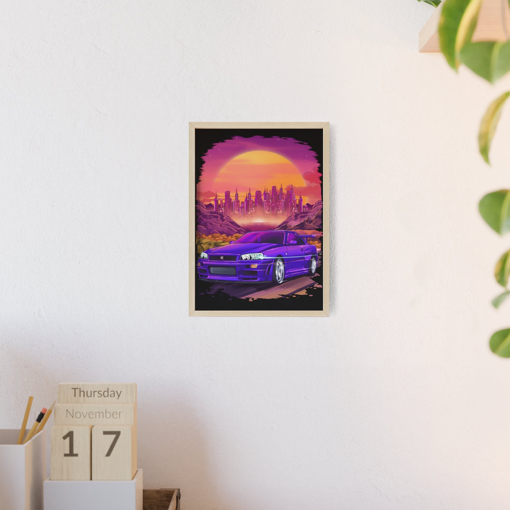 Nissan Skyline GT-R Poster Desksmith