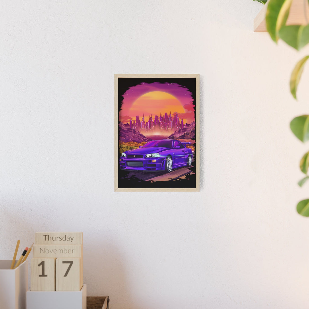 Nissan Skyline GT-R Poster Desksmith