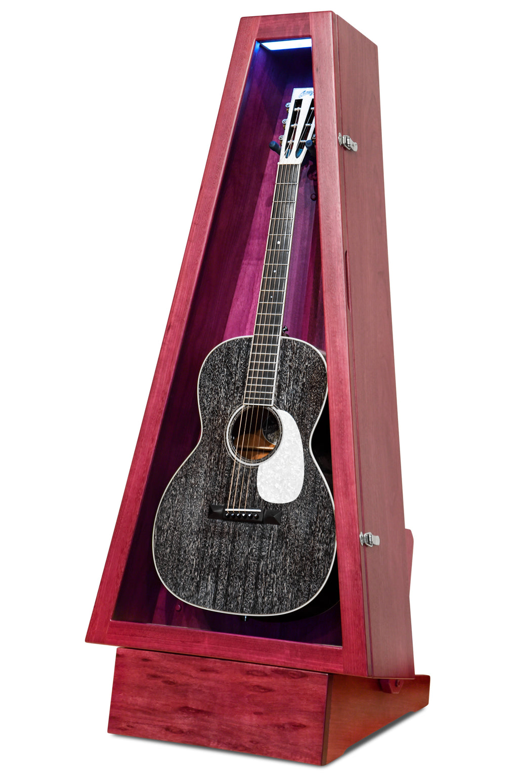 ClimaStand Triangle Humidor with Base - Purplehart Acoustic Remedy Cases