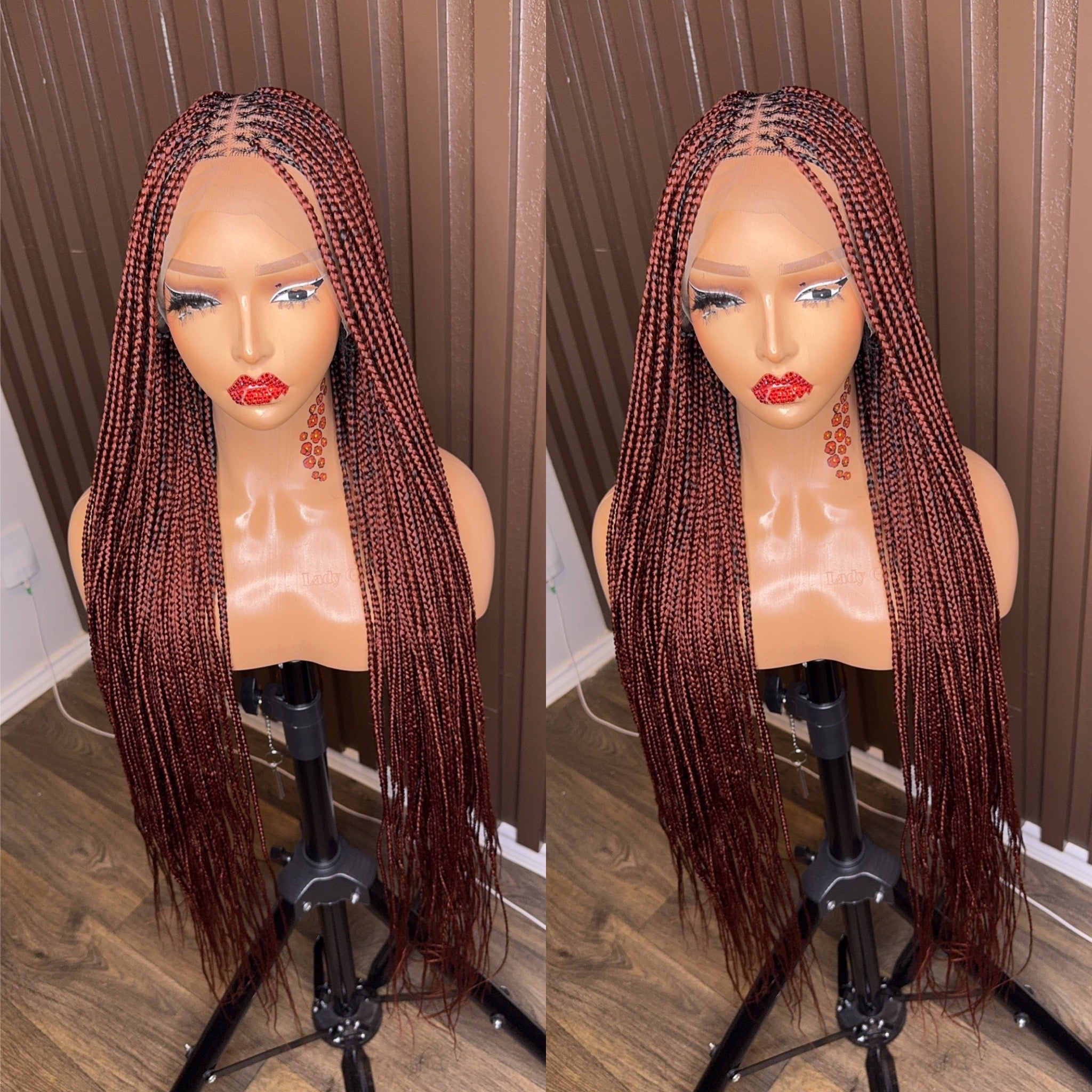 Color 350 knotless braided wig HOL stores
