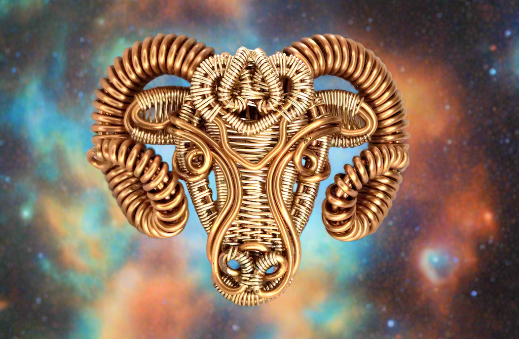 Customize Your Pure Copper Wire Wrapped Zodiac / Horoscope Sign Necklace The Vibez Shop