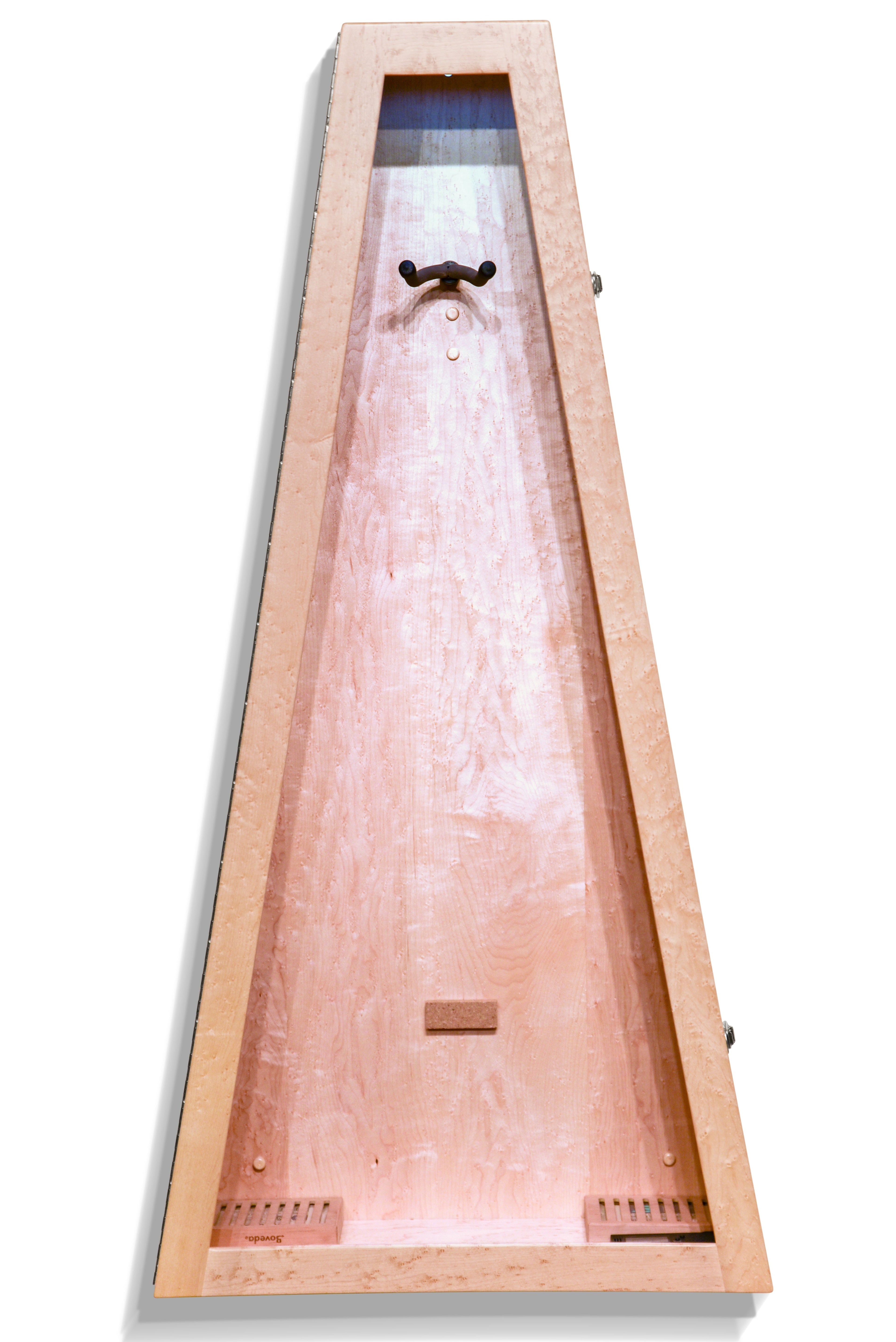 ClimaCase Triangle Humidor - Birdseye Maple Acoustic Remedy Cases
