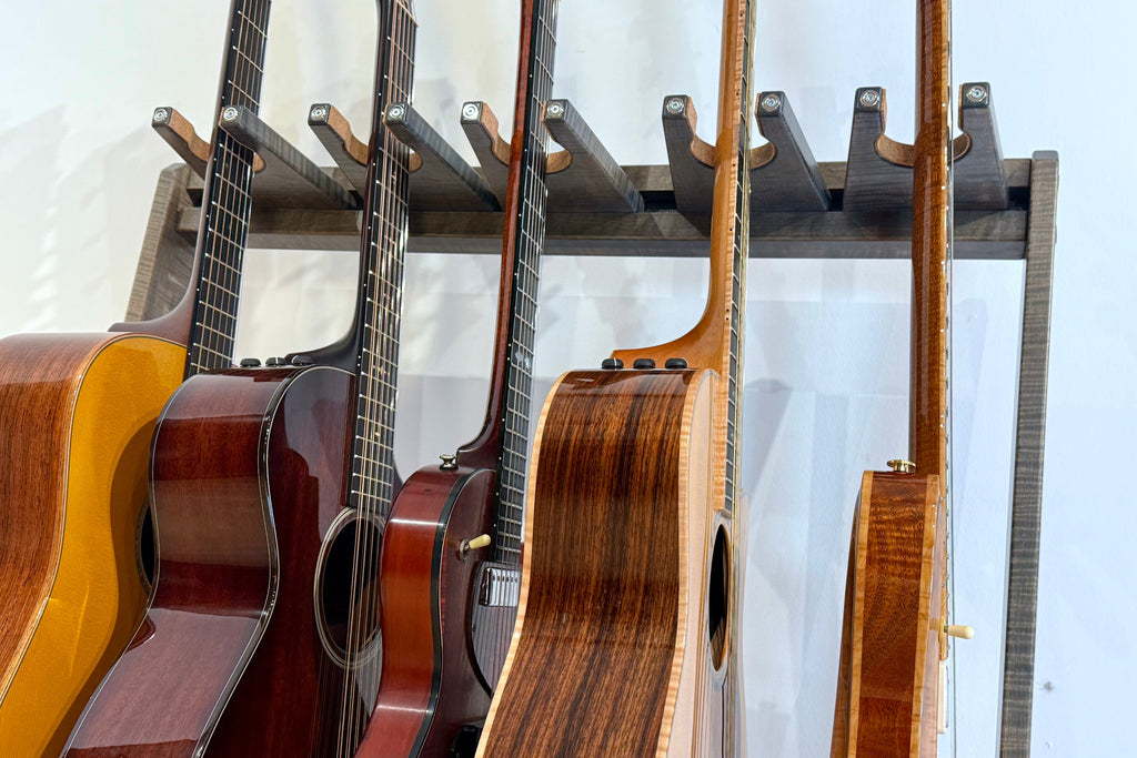 Petite StringRack - Flamed Maple - Antique Slate Acoustic Remedy Cases