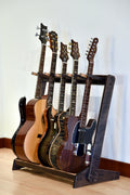 Petite StringRack - Flamed Maple - Charcoal Acoustic Remedy Cases