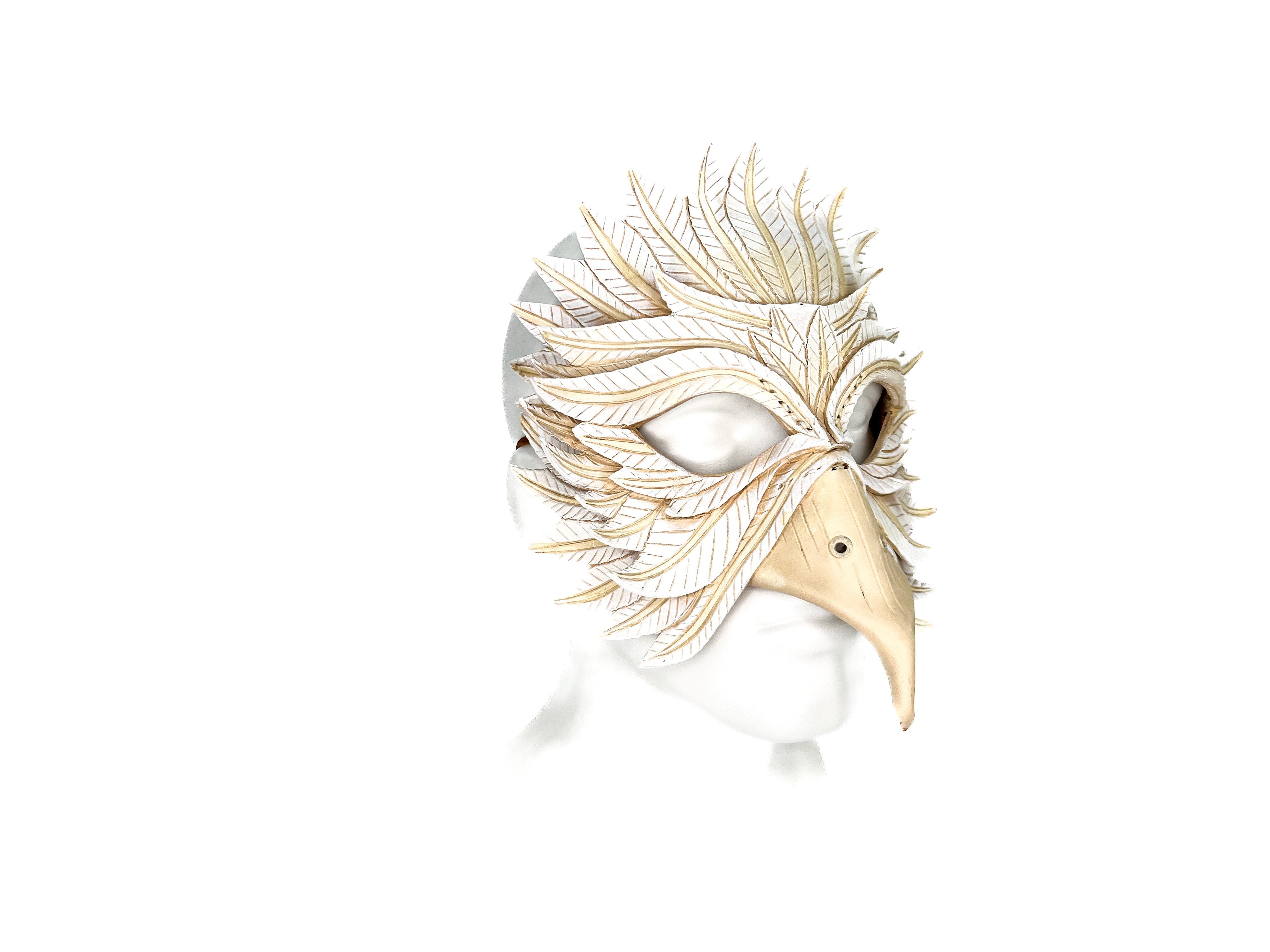 Dove Handmade Genuine Leather Mask Rockwell Masks
