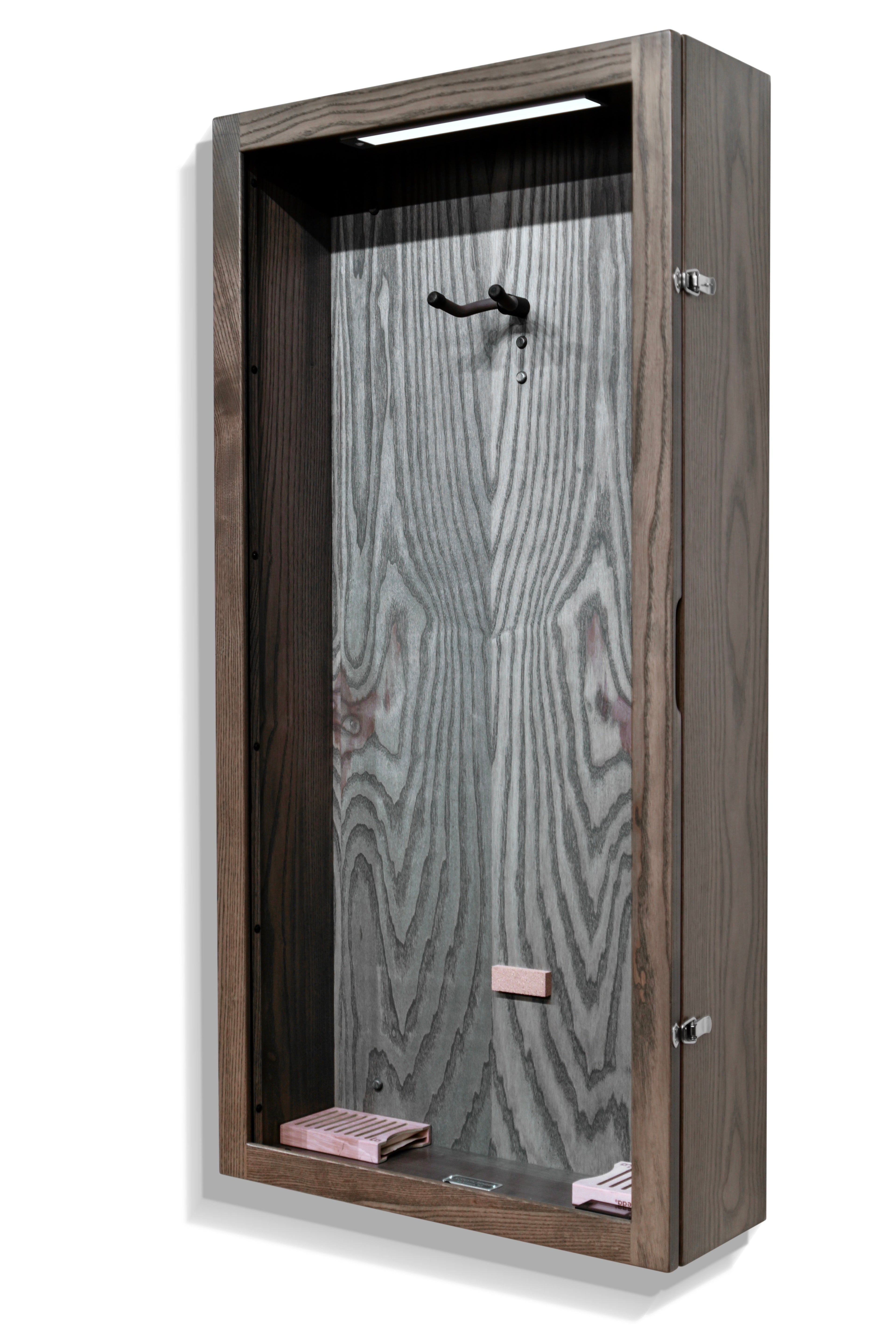 ClimaCase Rectangle Humidor - Northern White Ash with Antique Slate Stain Acoustic Remedy Cases