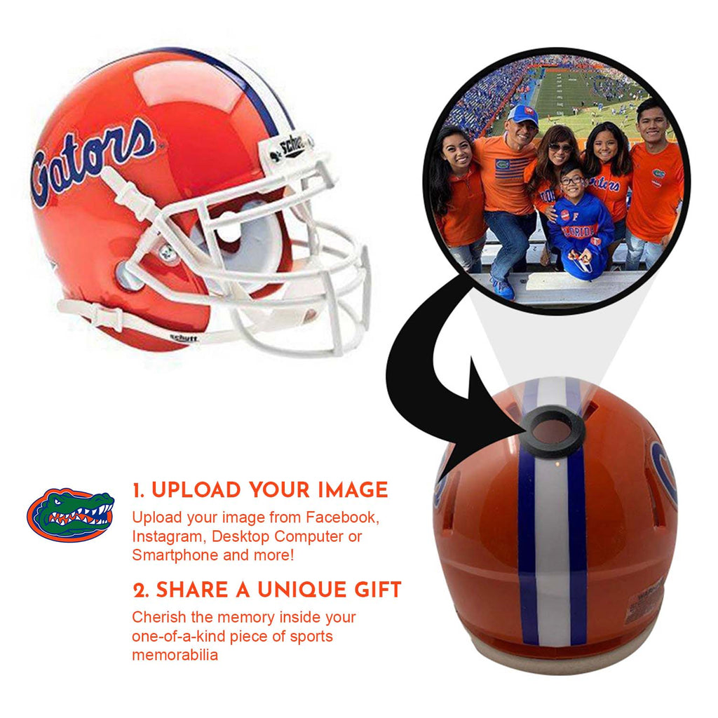 Florida Gators College Football Collectible Mini Helmet - Picture Inside - FANZ Collectibles Fanz Collectibles