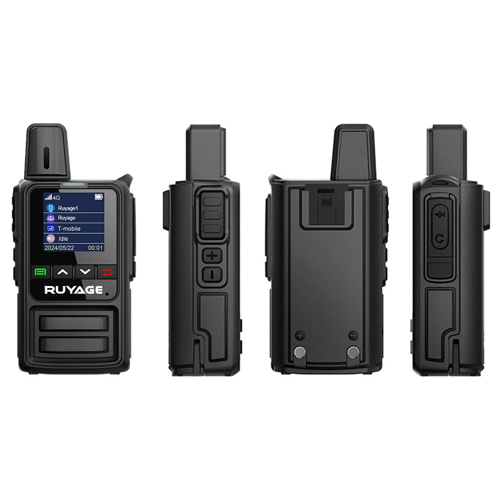Ruyage R2 Nationwide Lte Two Way Radios Lifetime Free Unlimited Range Rechargeable Global 4g Poc,Portable Walkie Talkies Long Range for Adults Family Road Trip Truck Fleet 2 Pack Ruyage Radio