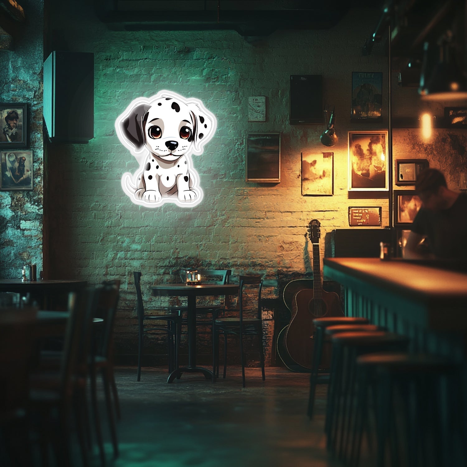 UV Printed Dog Neon Wall Art- LV0023 Liviqon.co
