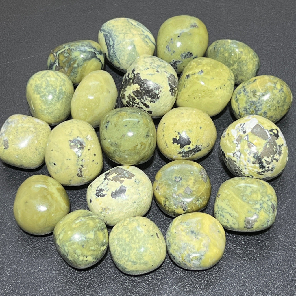 Green Serpentine Tumbled Stones (By The Piece or Pound) Bulk Wholesale Lot Polished Gemstones Supply Amazing Crystals