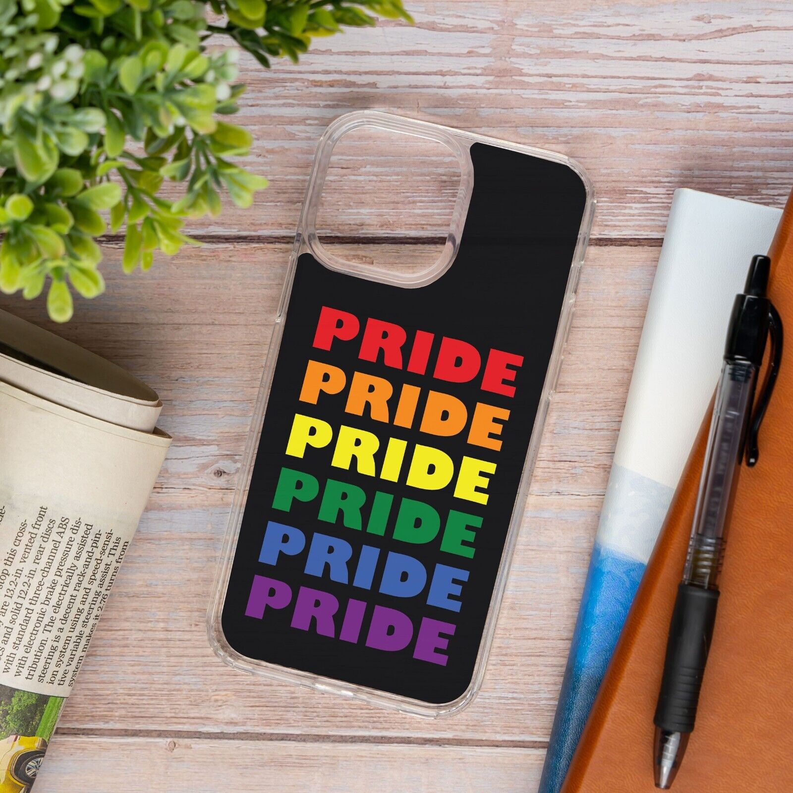 Pride HD Apple iPhone 16 Mag-Safe Phone Case Affinity Bands