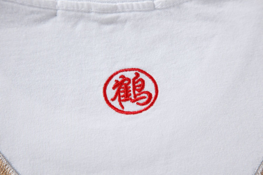 KH858 Flying Crane Embroidery Tee Niepce
