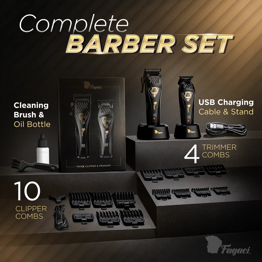 TRIMX CLIPPER & TRIMMER SET Fagaci