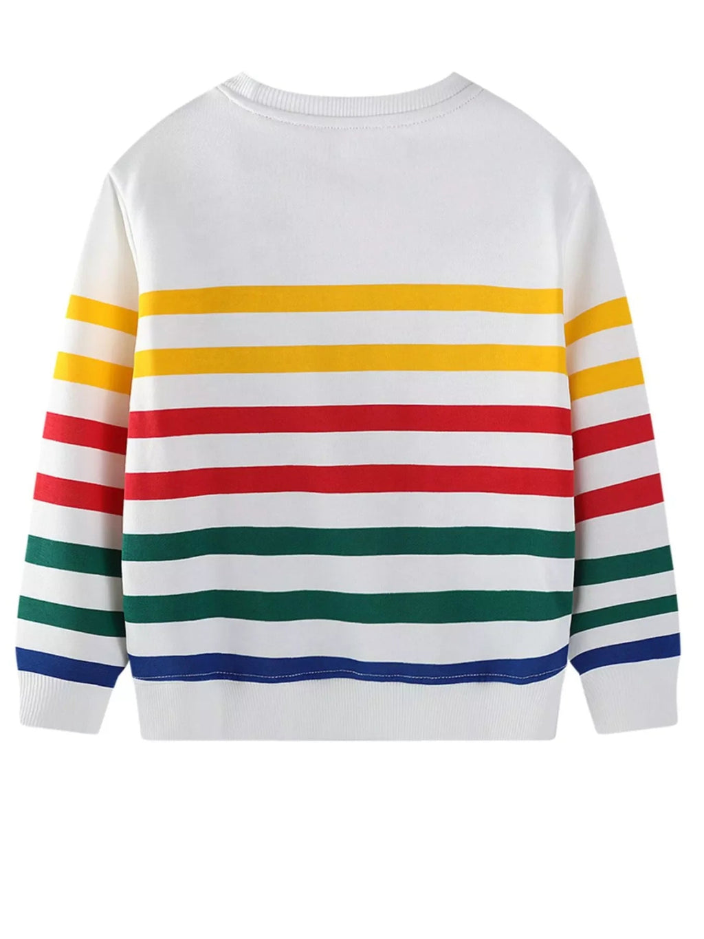 Toddler Boys Cartoon Truck Striped Sweatshirt NicholesGifts