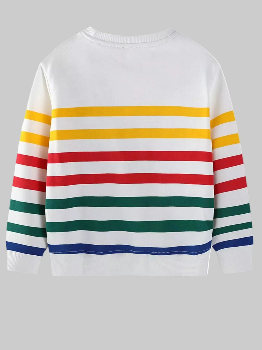 Toddler Boys Cartoon Truck Striped Sweatshirt NicholesGifts