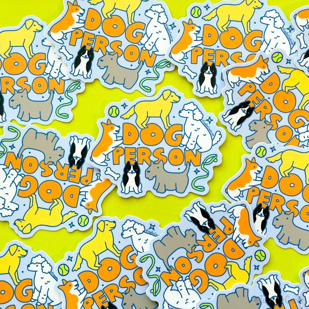 Tiny Bee Cards - Dog Person Vinyl Sticker Tia Chucha's Centro Cultural & Bookstore