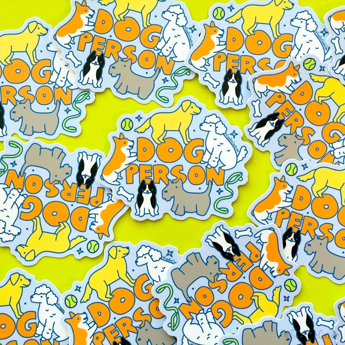 Tiny Bee Cards - Dog Person Vinyl Sticker Tia Chucha's Centro Cultural & Bookstore