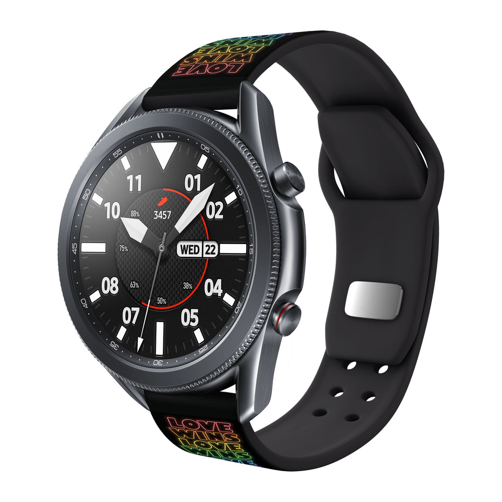 Pride HD  Watchband for Samsung, Garmin, Fossil, and More for Samsung, Garmin, Fossil, and More Affinity Bands