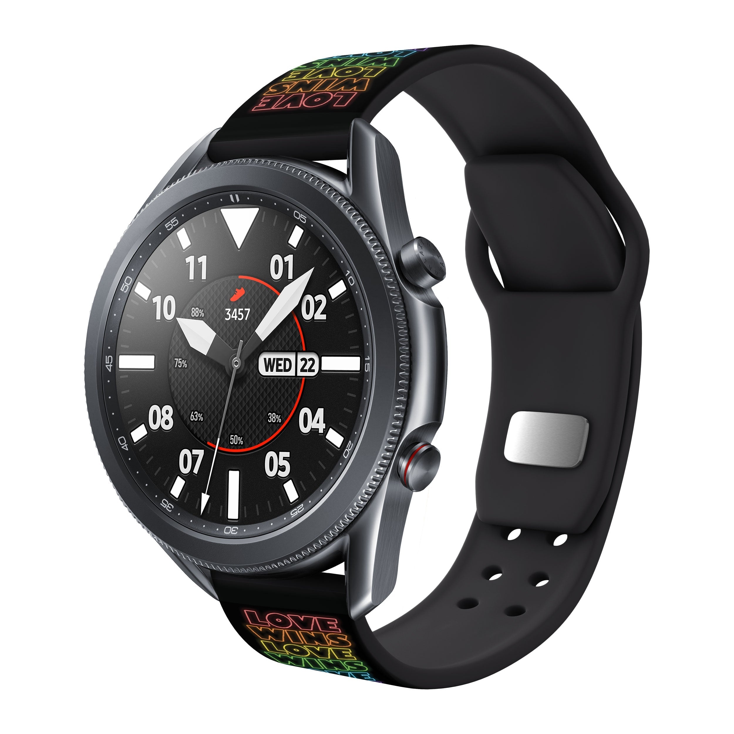 Pride HD  Watchband for Samsung, Garmin, Fossil, and More for Samsung, Garmin, Fossil, and More Affinity Bands