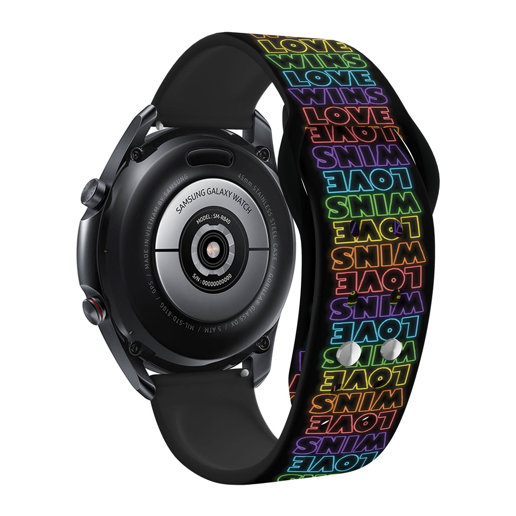 Pride HD  Watchband for Samsung, Garmin, Fossil, and More for Samsung, Garmin, Fossil, and More Affinity Bands