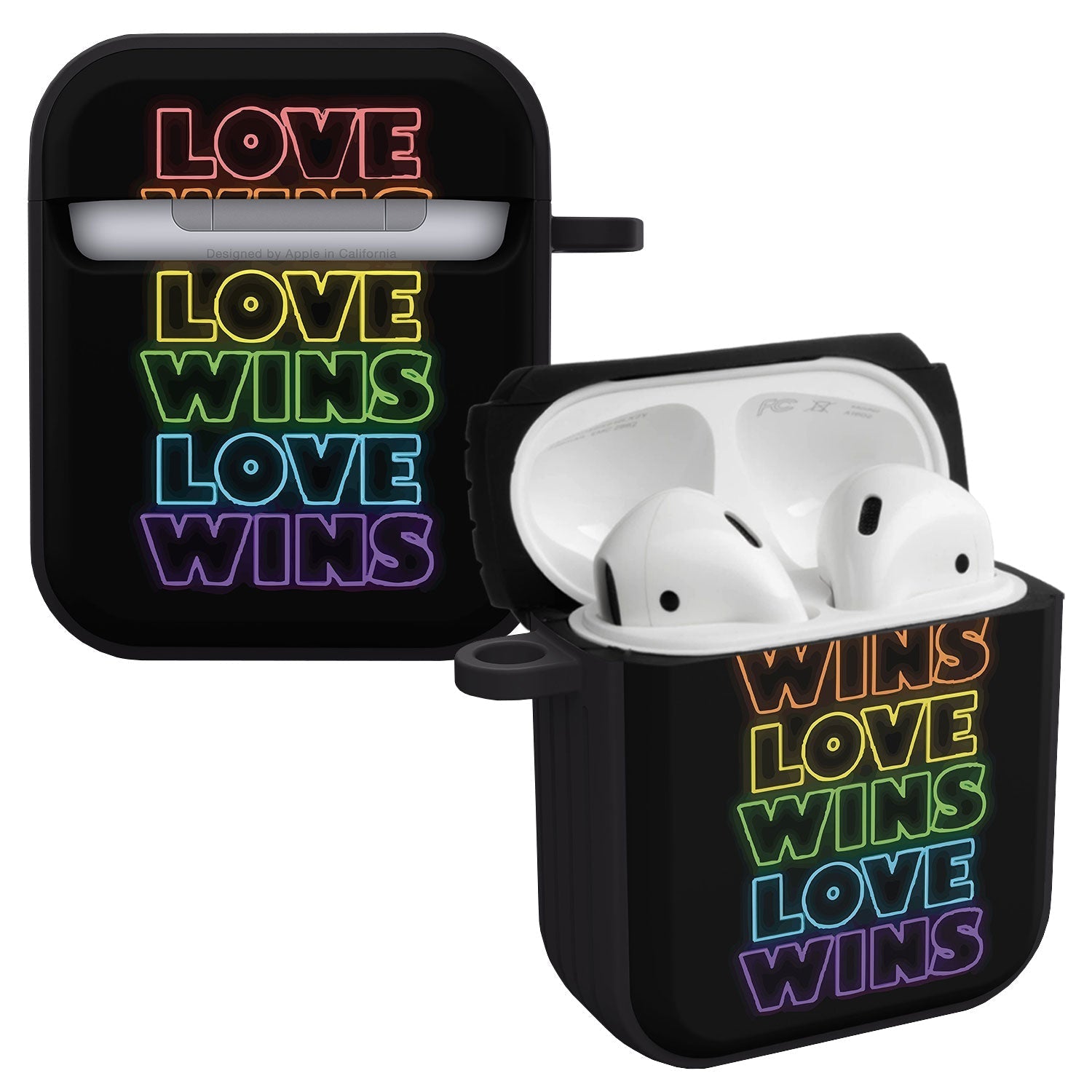 Pride HDX Case Cover Compatible with Apple AirPods Gen 1 & 2 Affinity Bands