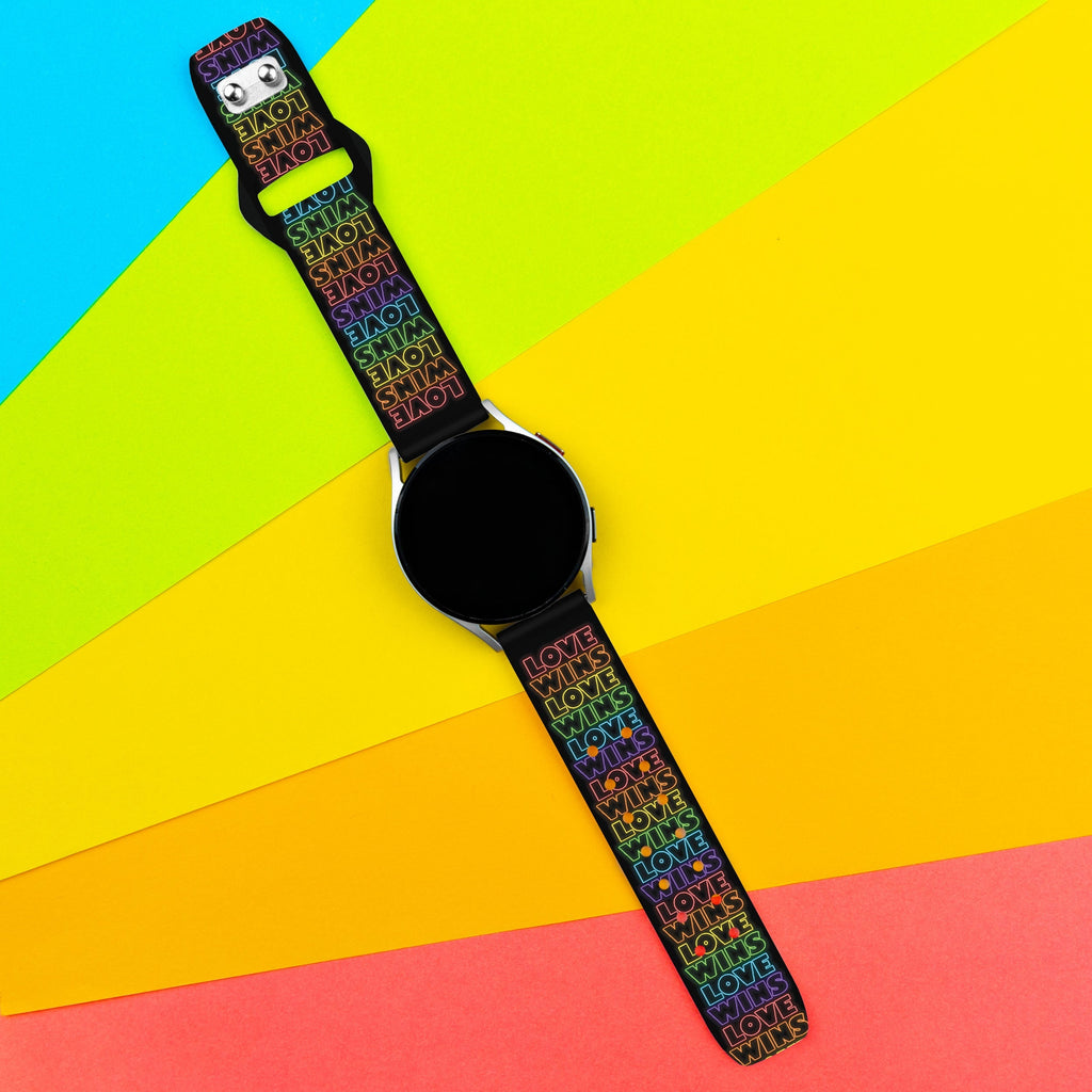 Pride HD  Watchband for Samsung, Garmin, Fossil, and More for Samsung, Garmin, Fossil, and More Affinity Bands