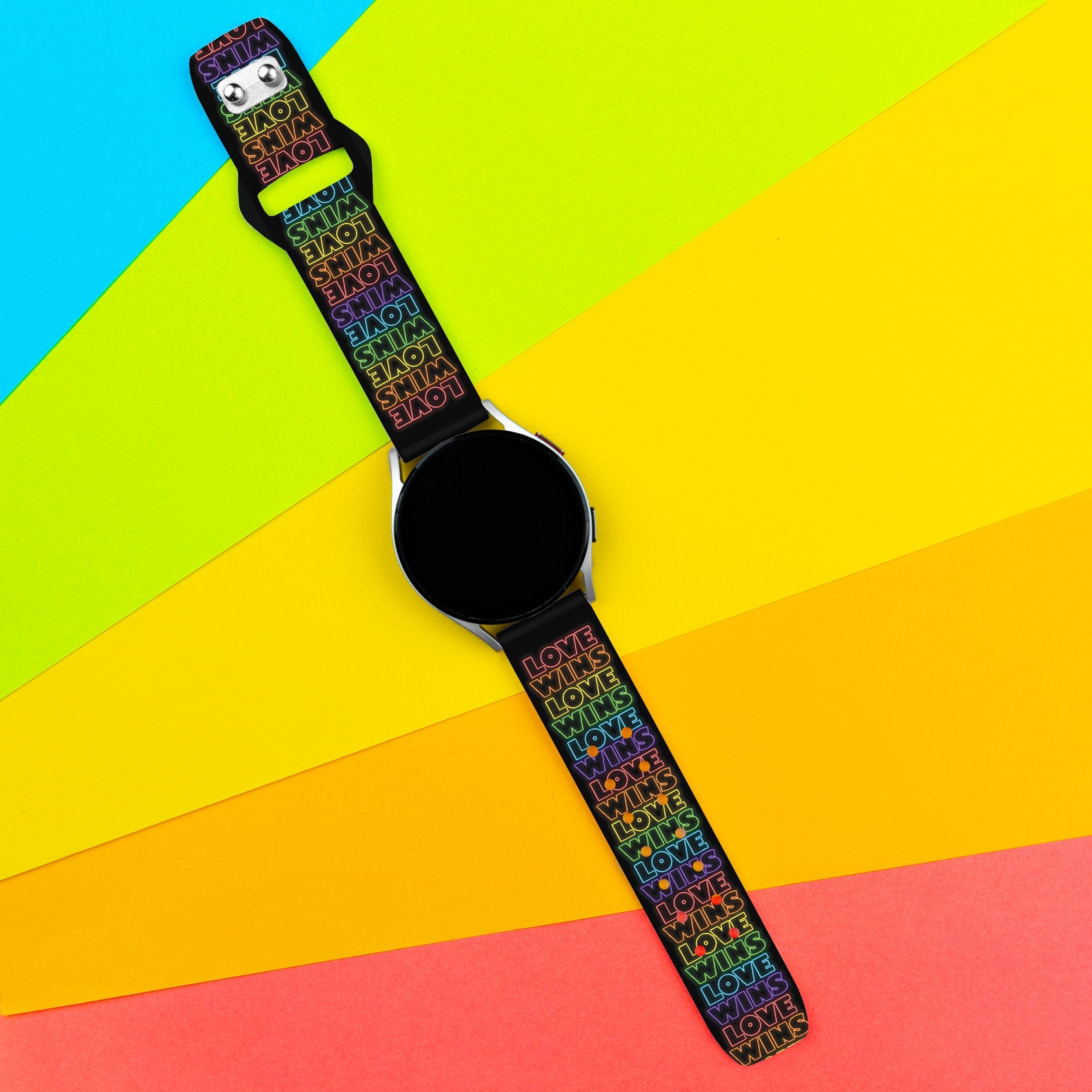 Pride HD  Watchband for Samsung, Garmin, Fossil, and More for Samsung, Garmin, Fossil, and More Affinity Bands
