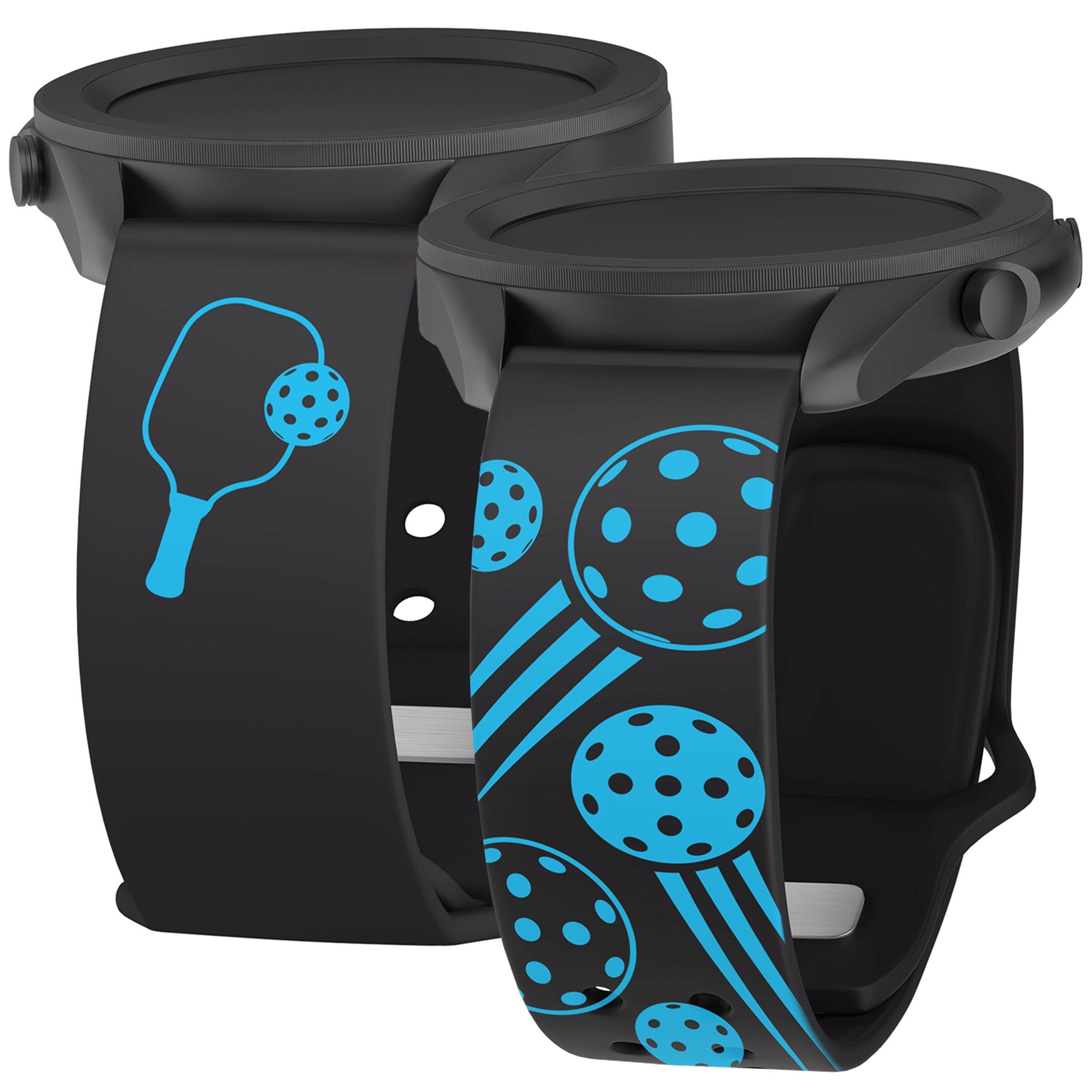 Pickleball HD  Watchband for Samsung, Garmin, Fossil, and More Affinity Bands