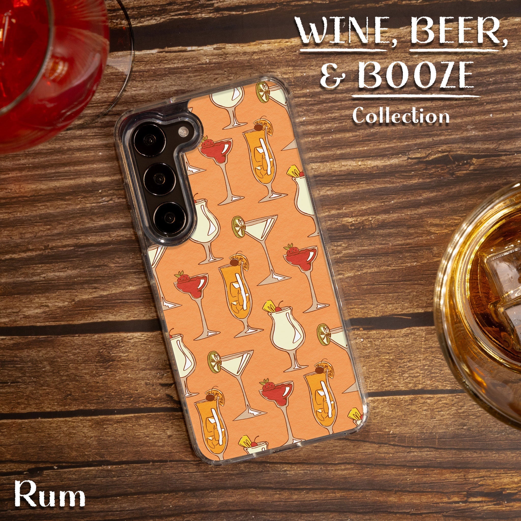 Wine, Beer, & Booze HD Samsung Galaxy S21 Phone Case Affinity Bands