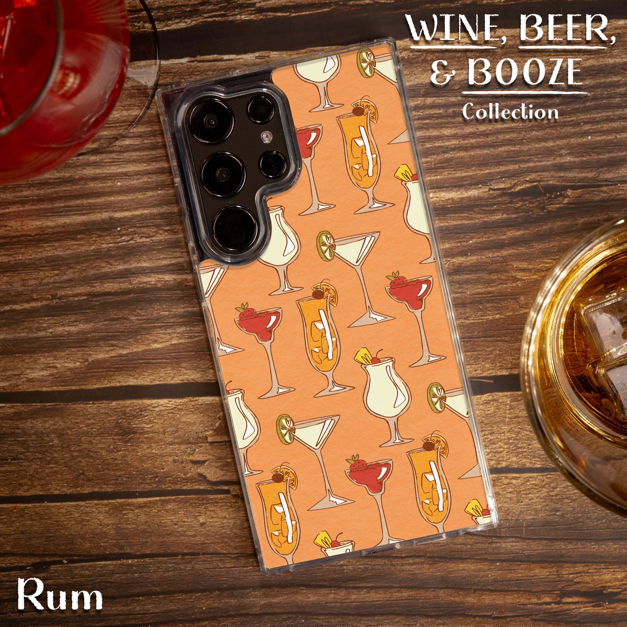 Wine, Beer, & Booze HD Samsung Galaxy S21 Phone Case Affinity Bands
