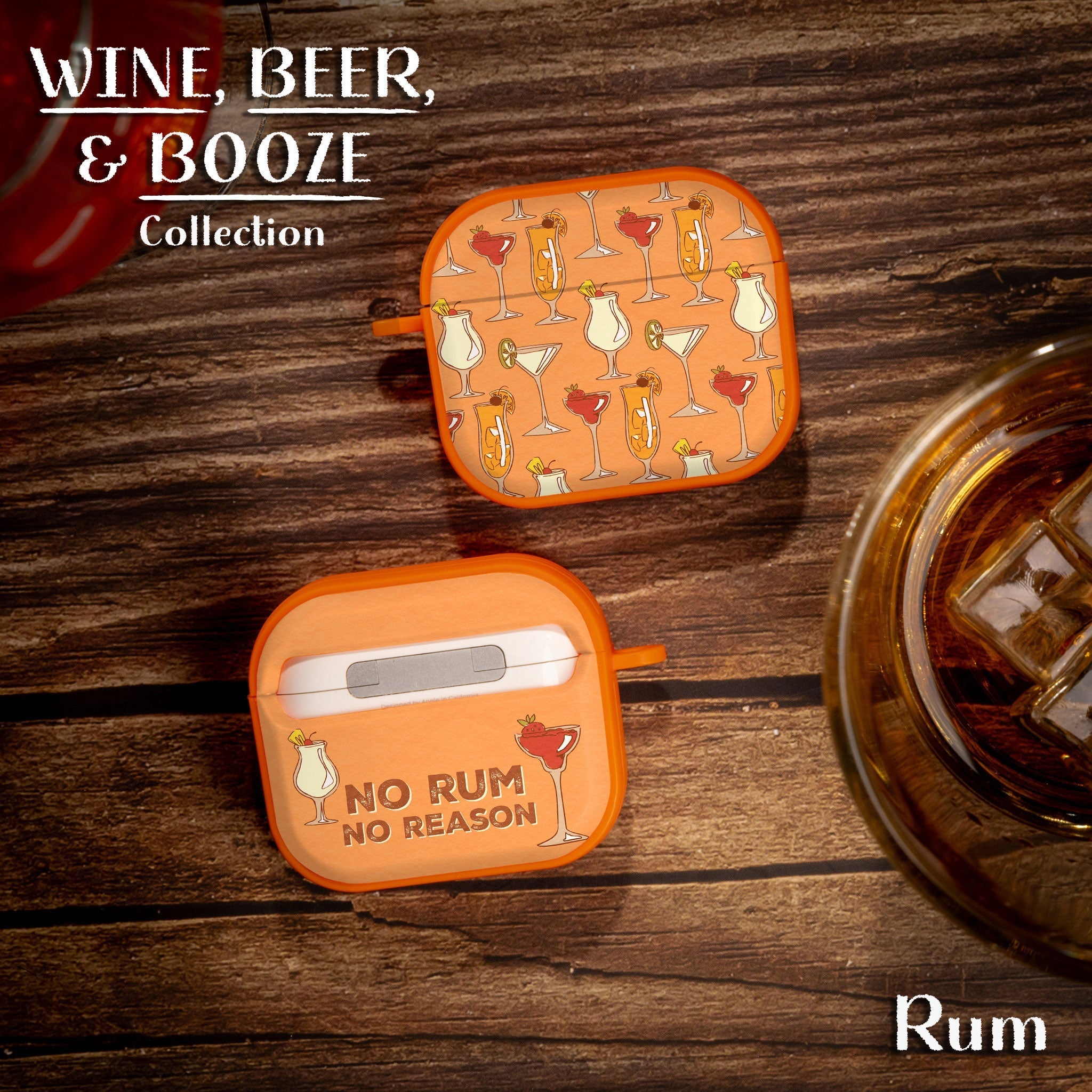 Wine, Beer, & Booze HDX Apple AirPods Gen 3 Case Cover Affinity Bands