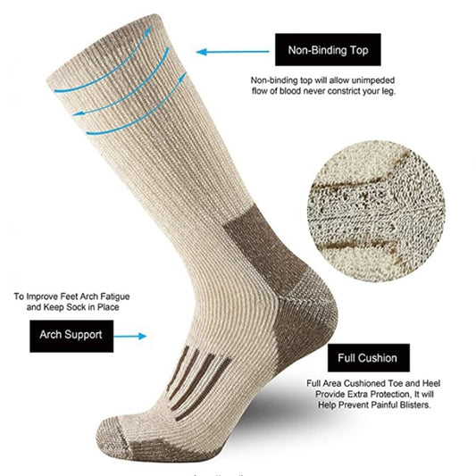 Merino Wool Socks For Men Women Thicken Winter Sports home Socks 2 sizes