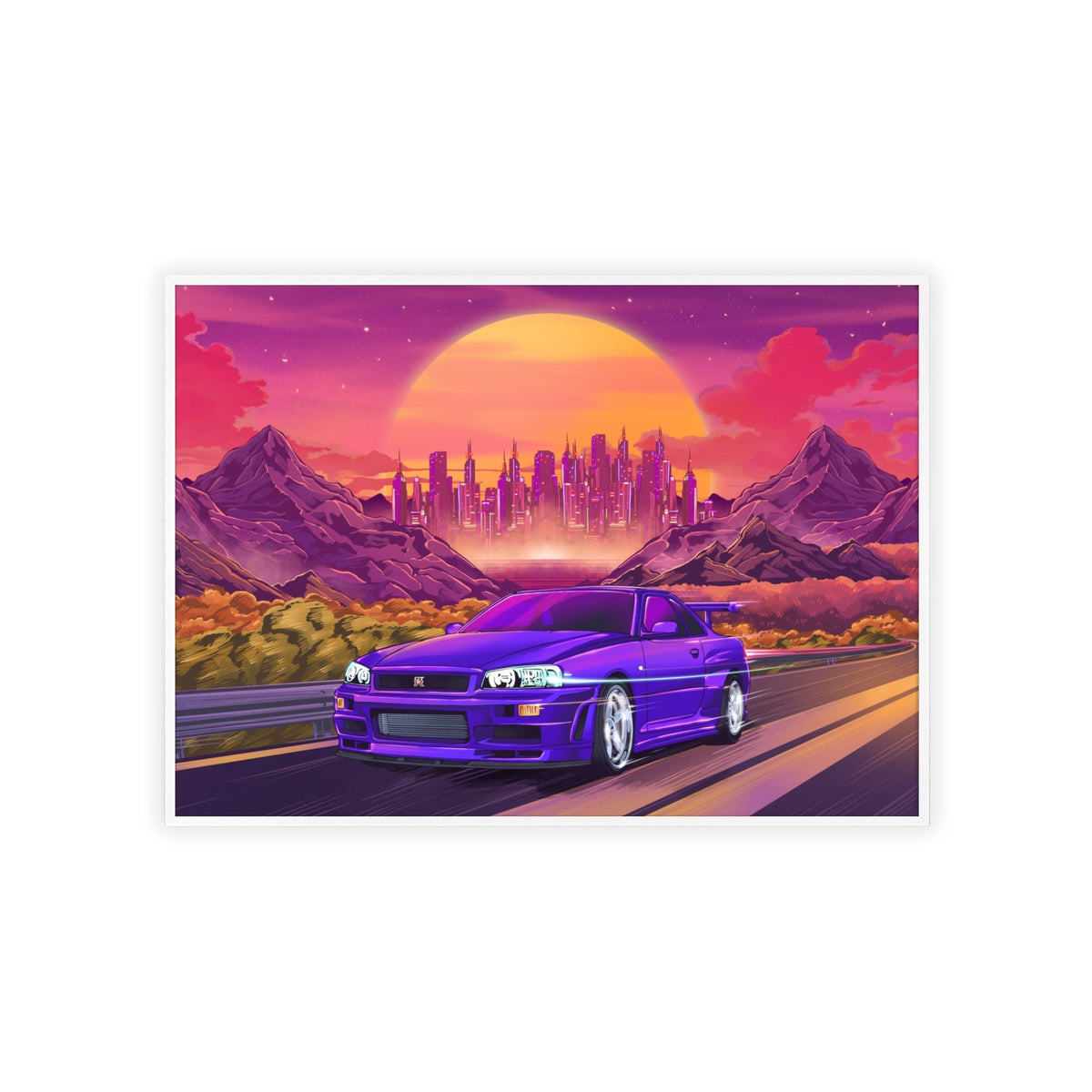 Nissan Skyline GT-R Poster Desksmith
