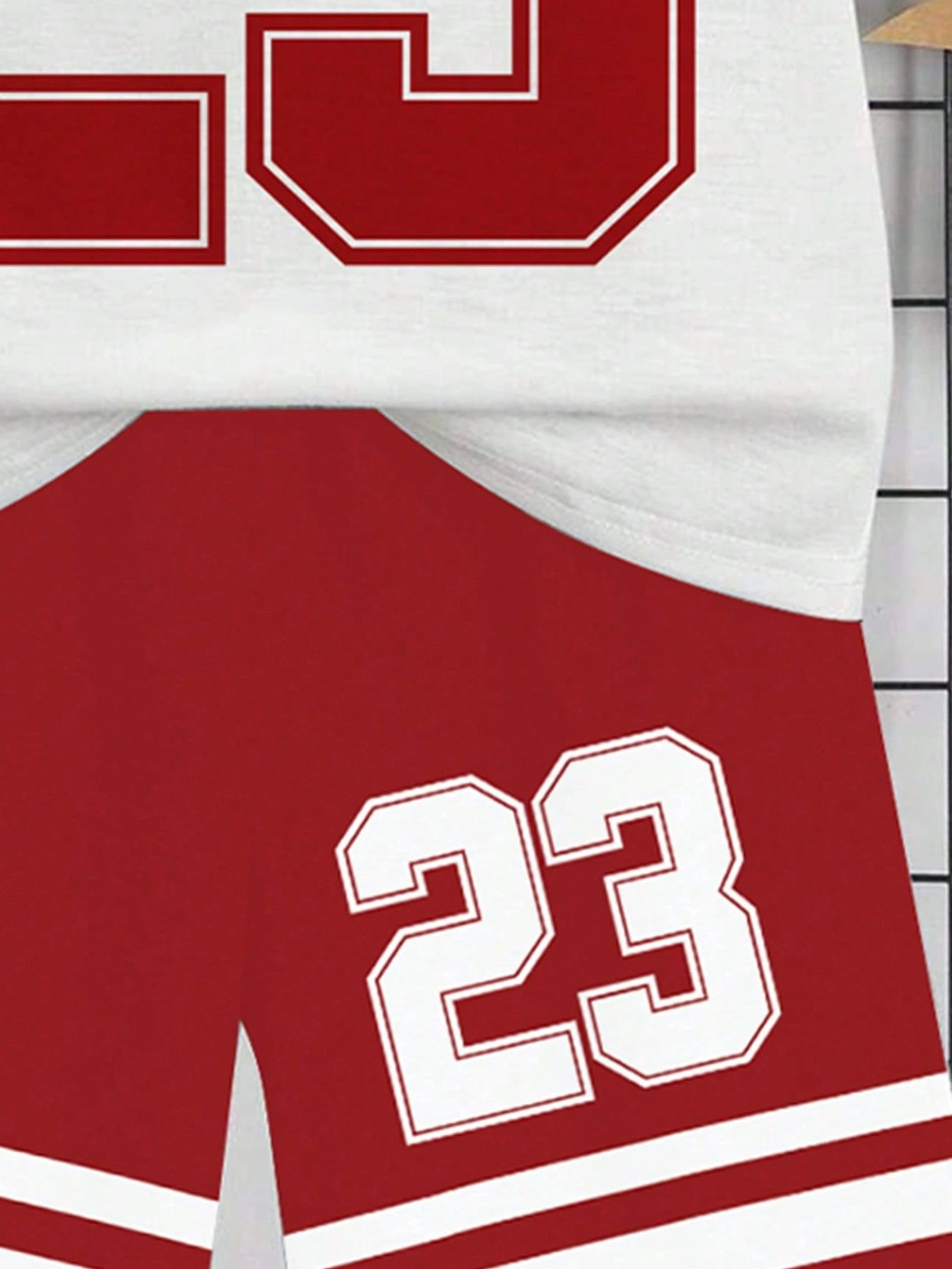 Boys 23 Number Graphic Tee and Shorts Set NicholesGifts
