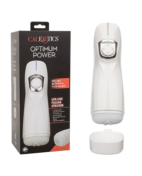Optimum Power Lifelike Pulsar Stroker Masturbator Adult Toy Box
