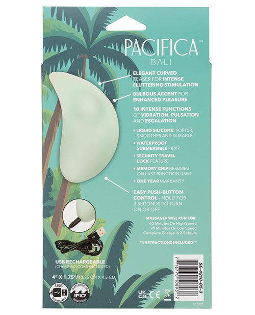Pacifica Bali Curved Clitoral Vibrator Adult Toy Box