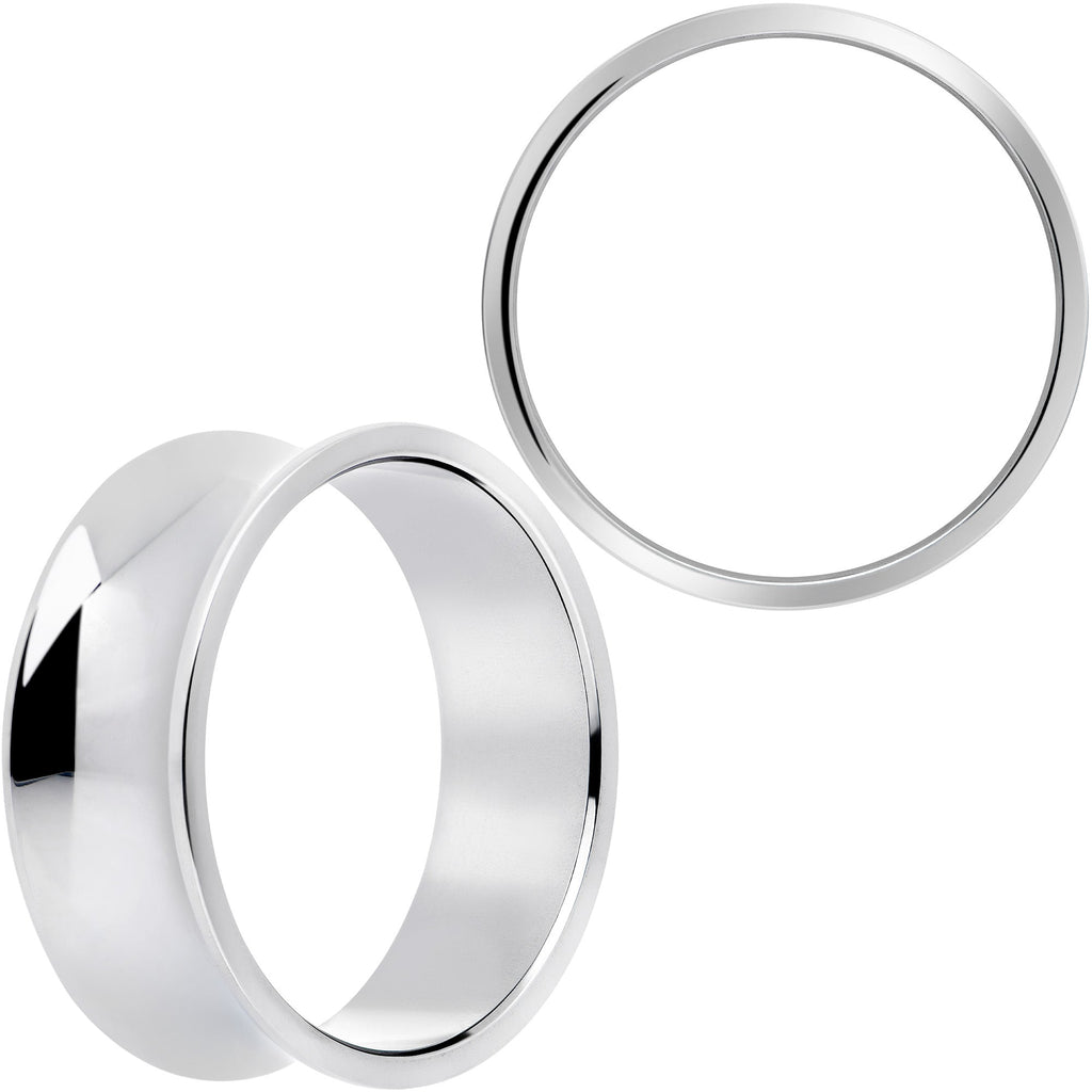 Hand Polished Thick Double Flare Tunnel Plug Set 6mm to 25mm BodyCandy