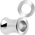 Hand Polished Thick Double Flare Tunnel Plug Set 6mm to 25mm BodyCandy