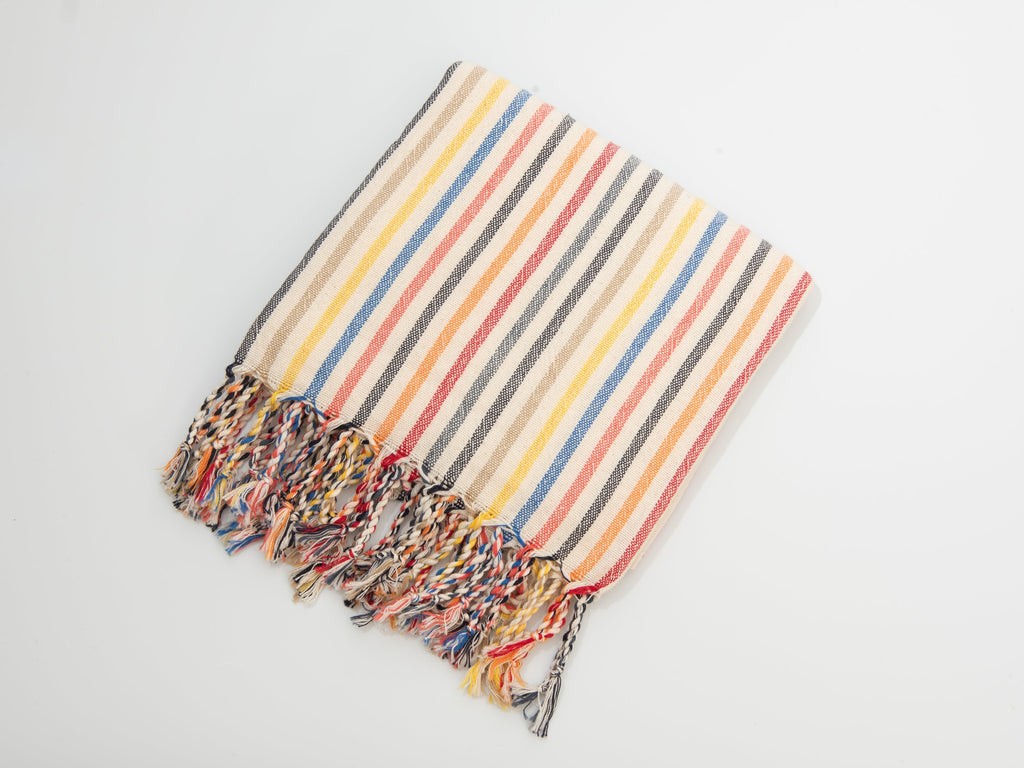 New Rainbow Linen Towel Eastern Woven