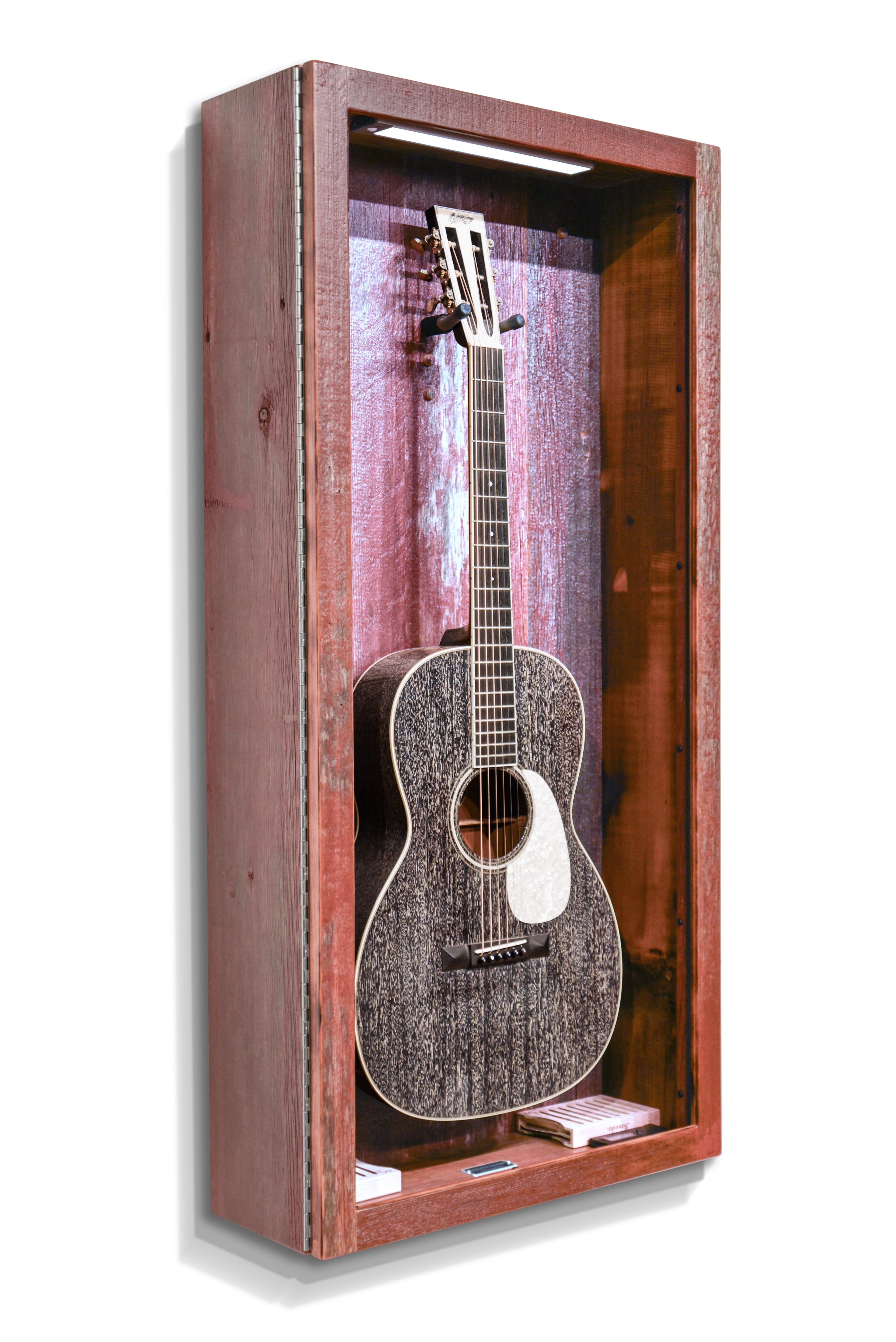 ClimaCase Rectangle Humidor - Reclaimed Barnwood (Red) Acoustic Remedy Cases