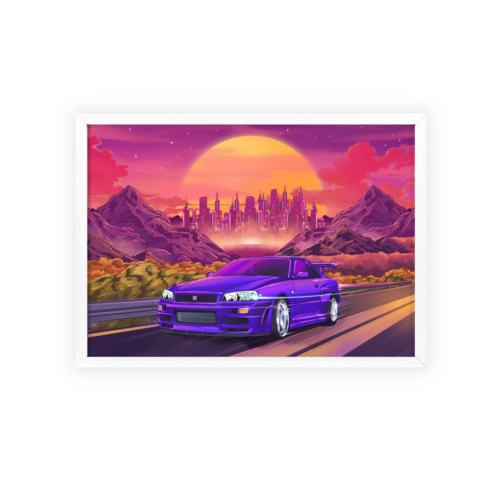 Nissan Skyline GT-R Poster Desksmith