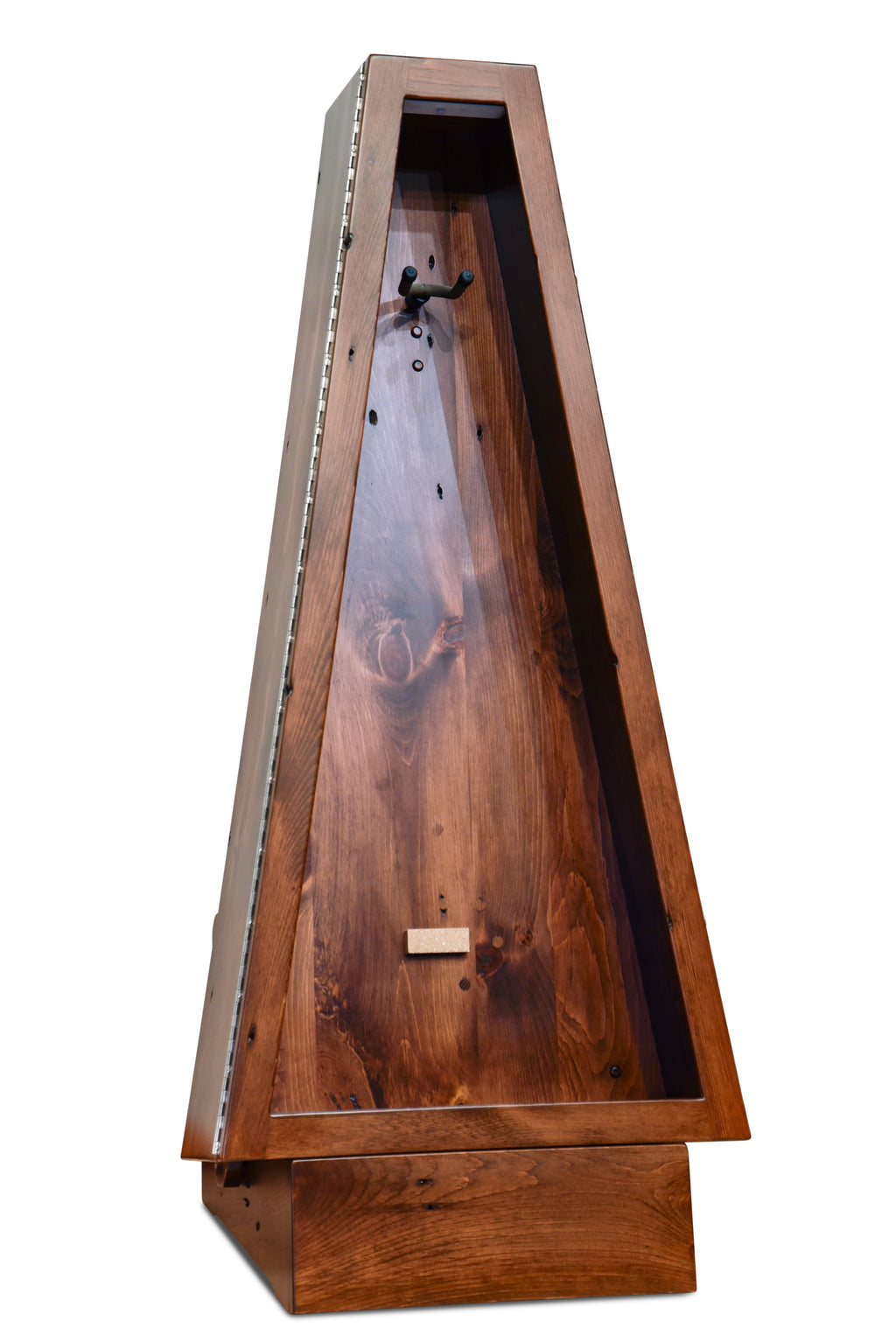 ClimaStand Triangle Humidor with Base - 300 Year Old Reclaimed Wood with Boston Stain Acoustic Remedy Cases