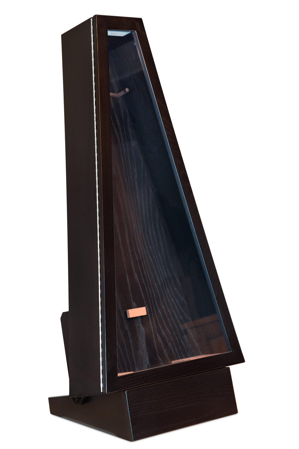 ClimaStand Triangle Humidor with Base - Northern White Ash with Piano Black Acoustic Remedy Cases
