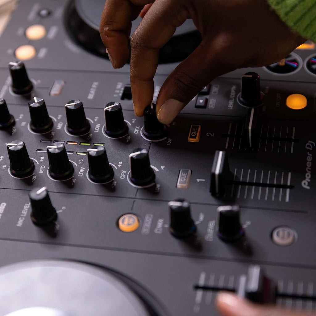 Pioneer DJ DDJ-FLX4 2-deck rekordbox and Serato DJ Controller - Graphite MindFreakArtistry