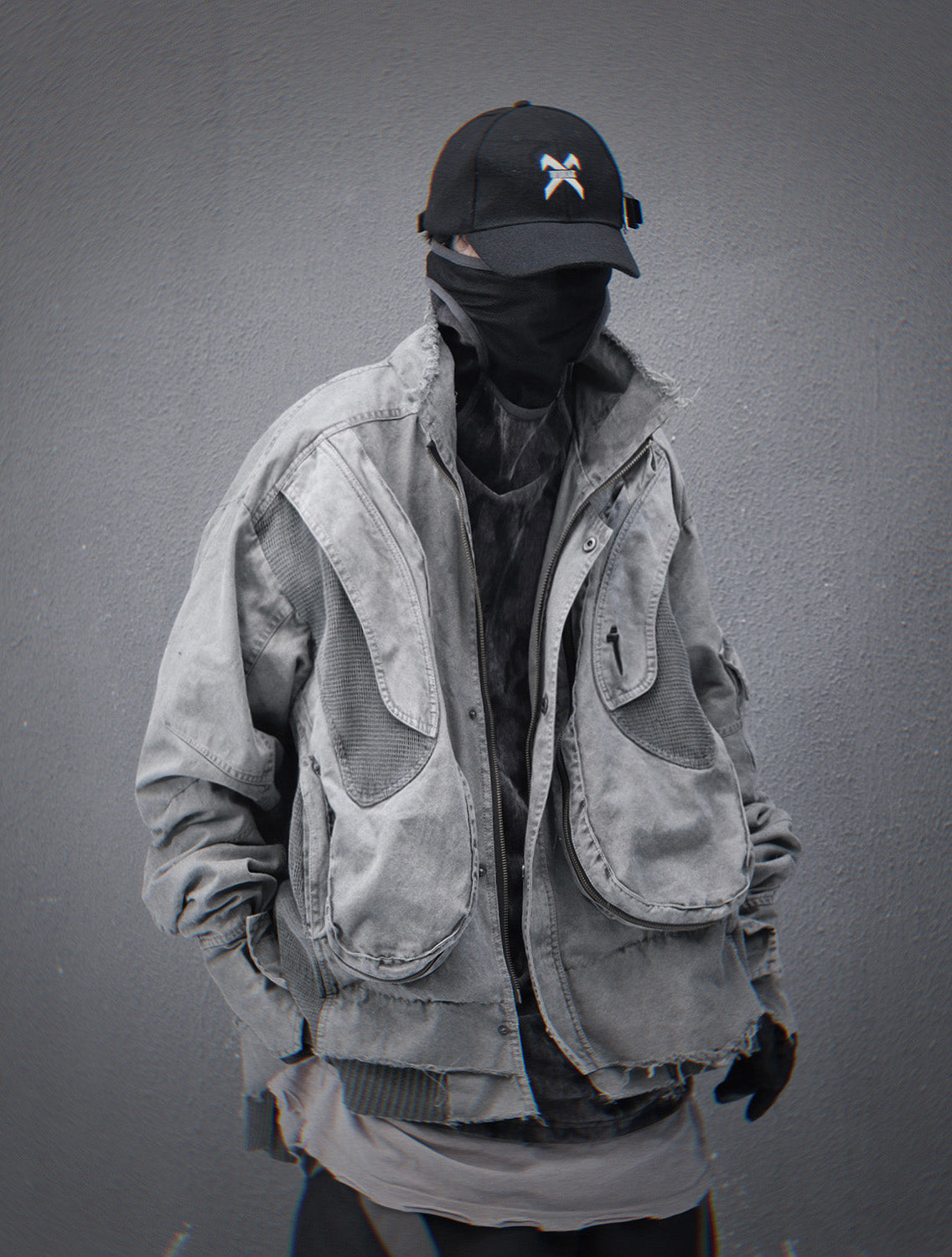 HiJ41 Grey Cyber IX Jacket Niepce