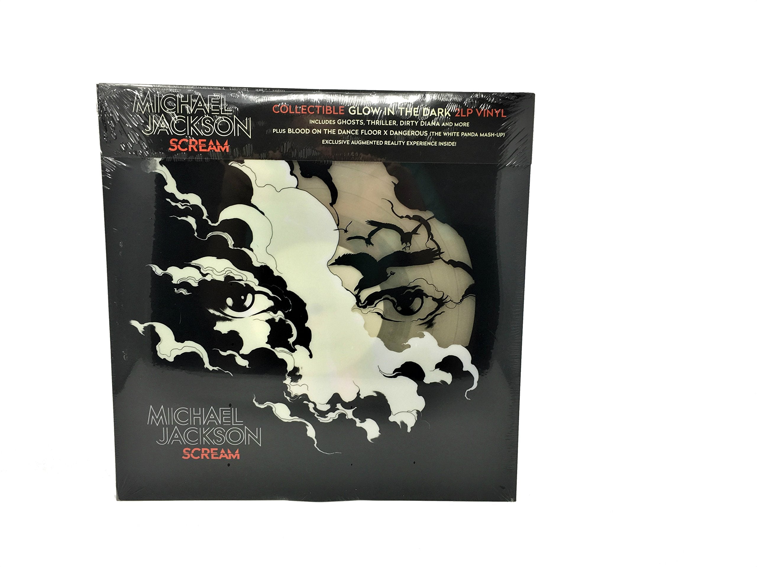 Michael Jackson - Scream (Limited Edition Blue Swirl and Glow in the Dark 2xLP) Pale Blue Dot Records