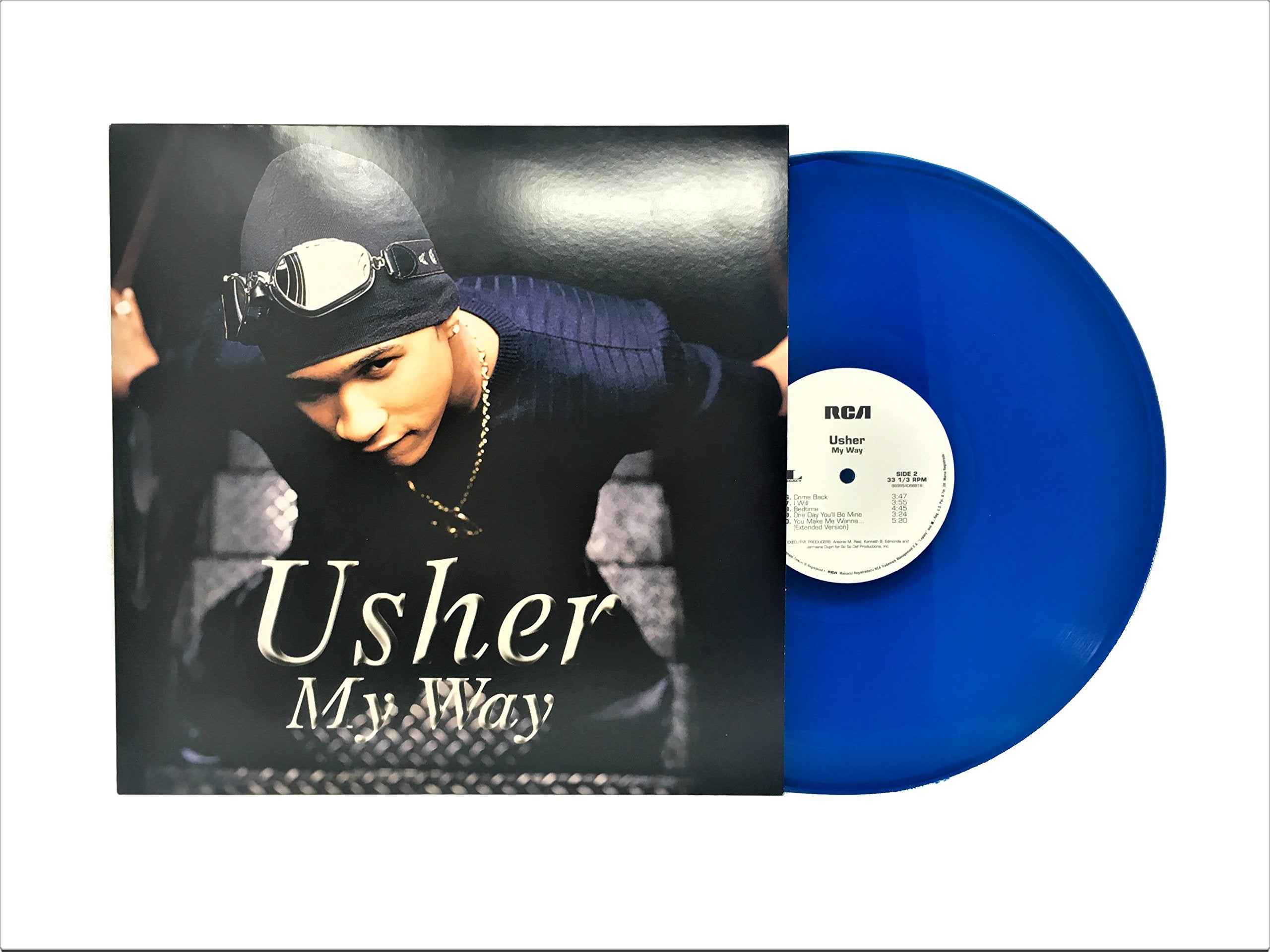 Usher - My Way (Limited Edition Blue Colored Vinyl) Pale Blue Dot Records