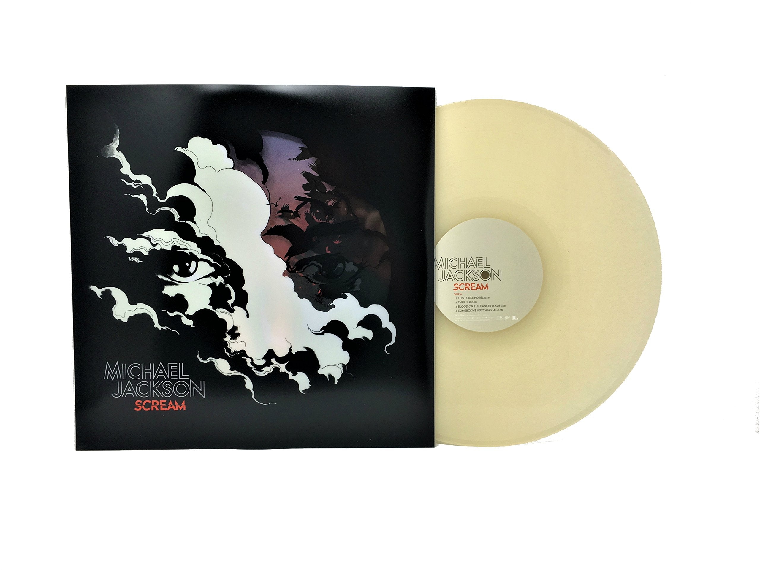 Michael Jackson - Scream (Limited Edition Blue Swirl and Glow in the Dark 2xLP) Pale Blue Dot Records