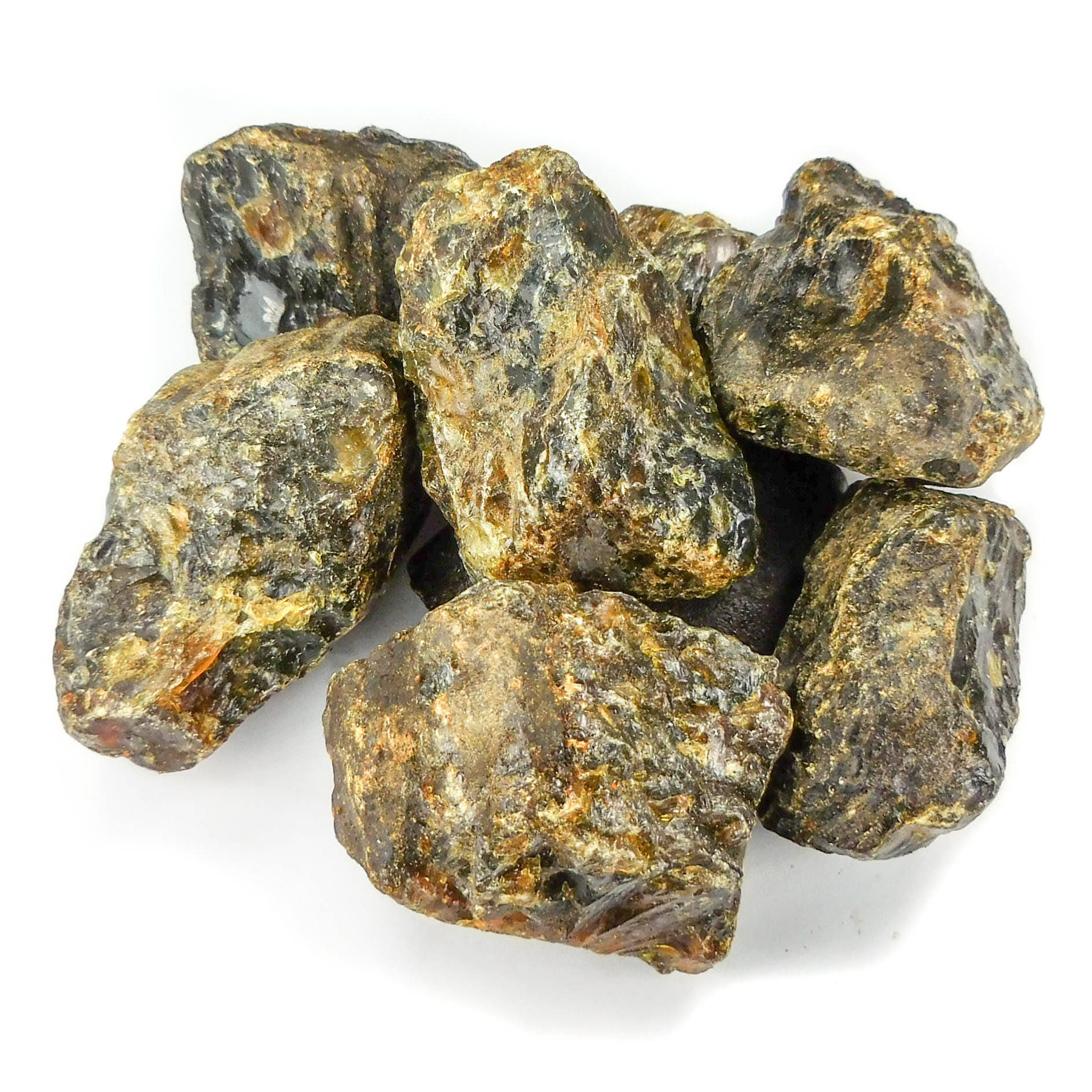 Black Amber Fossilized Tree Resin Mixed Sizes Rough Raw Stones (By The Piece or Pound)(UV Reactive) Wholesale Amazing Crystals