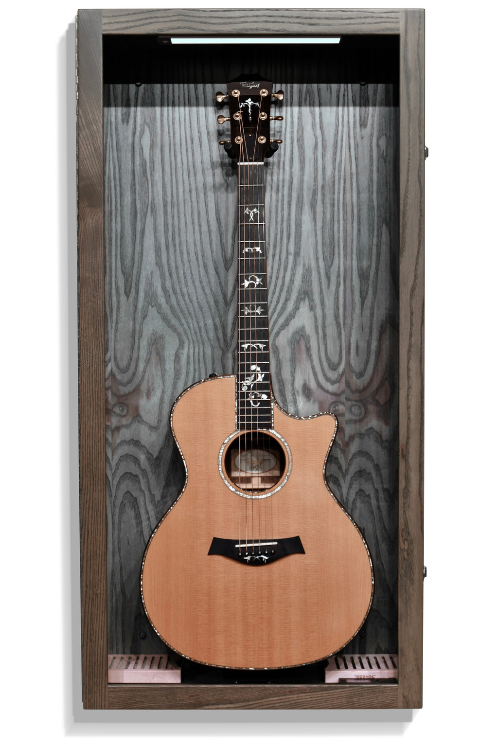 ClimaCase Rectangle Humidor - Northern White Ash with Antique Slate Stain Acoustic Remedy Cases
